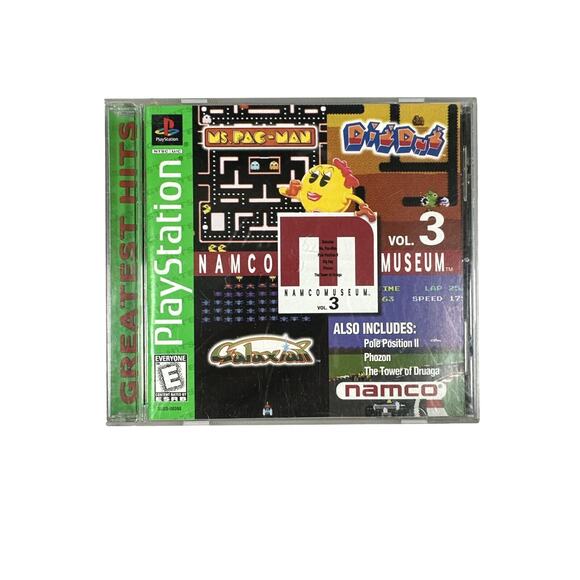 Namco Museum Vol. 3 Greatest Hits (Sony PlayStation 1, 1996) CIB, Tested - Picture 1 of 4